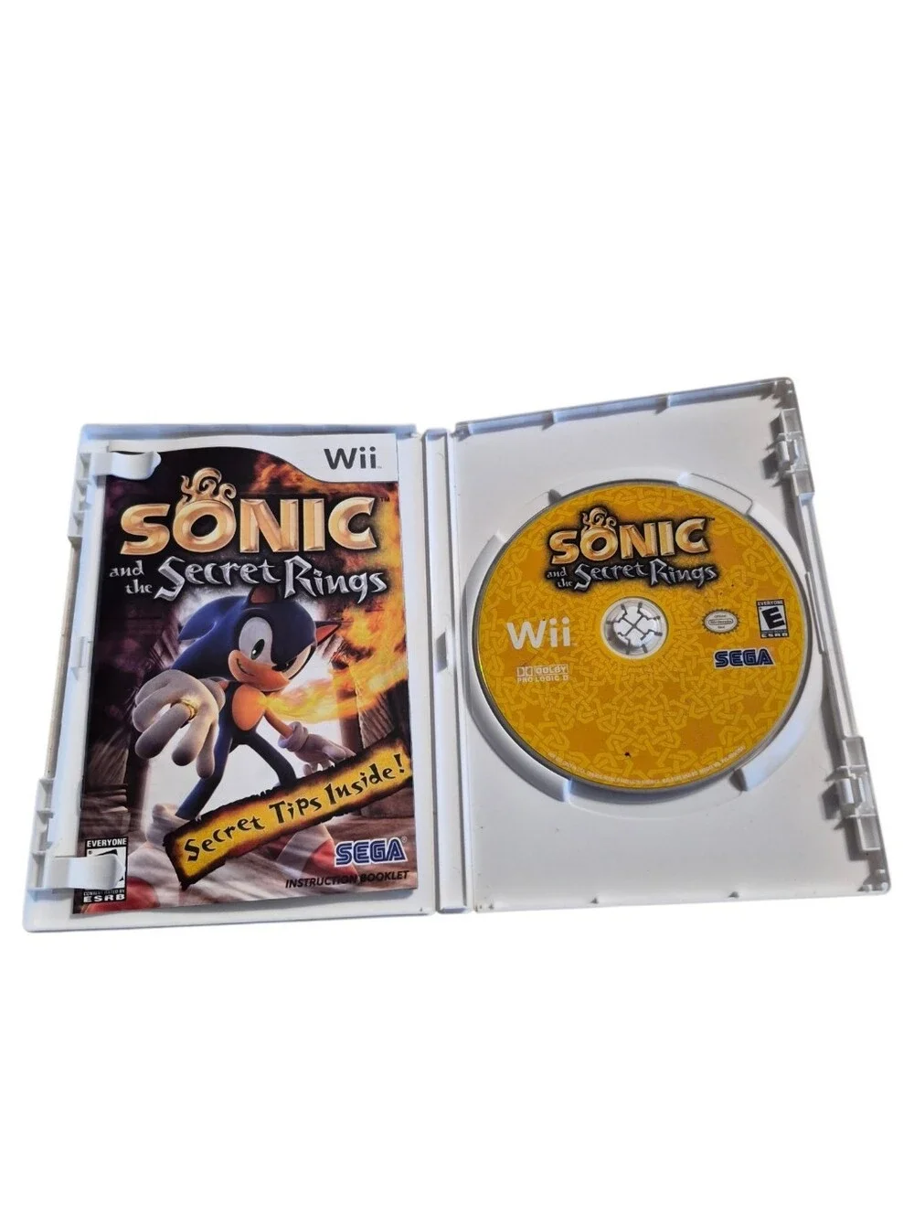 Sonic and the Secret Rings (Wii) Sega. Booklet Included 
